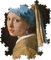 CLEMENTONI Puzzle Museum Collection: Dívka s perlou 1000 dílků
