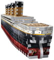 WREBBIT 3D puzzle Titanic 440 dílků