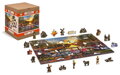 WOODEN CITY Dřevěné puzzle Kola v Amsterdamu 2v1, 150 dílků EKO