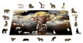 WOODEN CITY Dřevěné puzzle Sloní sny 2v1, 75 dílků EKO