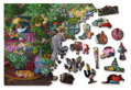 WOODEN CITY Dřevěné puzzle Květinářství 2v1, 400 dílků EKO