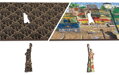 WOODEN CITY Dřevěné puzzle Viktoriánská ulice 2v1, 200 dílků EKO