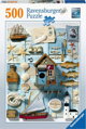 RAVENSBURGER Puzzle Námořnický styl 500 dílků