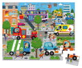JANOD Puzzle v kufříku Město 36 dílků