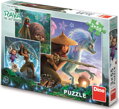 DINO Puzzle Raya a kamarádi 3x55 dílků