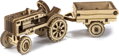 WOODEN CITY 3D puzzle Superfast Americký traktor s vlečkou
