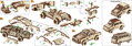 WOODEN CITY 3D puzzle Superfast Rally Car č.4