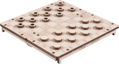 WOODEN CITY 3D puzzle hra Šachy a Dáma 2v1