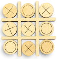 WOODEN CITY 3D puzzle hra mini Piškvorky varianta 2