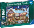RAVENSBURGER Puzzle Vánoce doma XXL 100 dílků