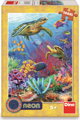 DINO Svítící puzzle Podmořský svět XL 100 dílků