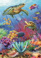 DINO Svítící puzzle Podmořský svět XL 100 dílků