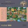 TREFL Wood Craft Origin puzzle Slavná místa Francie 1000 dílků