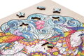 GRAFIX Obrysové puzzle Jednorožec 130 dílků