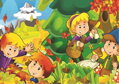 ART PUZZLE Puzzle Podzim a Jaro 24+35 dílků
