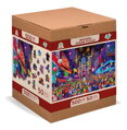 WOODEN CITY Dřevěné puzzle Silvestr 2v1, 505 dílků EKO