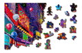 WOODEN CITY Dřevěné puzzle Silvestr 2v1, 505 dílků EKO