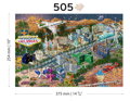 WOODEN CITY Dřevěné puzzle Vítejte v Las Vegas 2v1, 505 dílků EKO