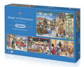GIBSONS Puzzle Kouzlo Vánoc 4x500 dílků