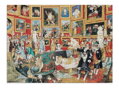 GALISON Puzzle Meowsterpiece: Galerie Uffizi 1500 dílků