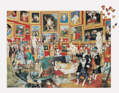 GALISON Puzzle Meowsterpiece: Galerie Uffizi 1500 dílků