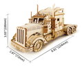 ROBOTIME Rokr 3D dřevěné puzzle Heavy Truck 286 dílků