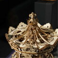 ROBOTIME Rokr 3D dřevěné puzzle Romantický kolotoč (hrací skříňka) 336 dílků