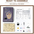 ROBOTIME Rokr 3D dřevěné puzzle Hvězdná noc (hrací skříňka) 84 dílků