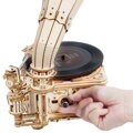 ROBOTIME Rokr 3D dřevěné puzzle Klasický gramofon 424 dílků