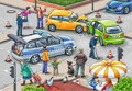 RAVENSBURGER Puzzle S modrým světlem na cestách 2x12 dílků
