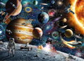 RAVENSBURGER Puzzle Astronaut ve vesmíru 60 dílků