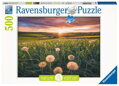 RAVENSBURGER Puzzle Pampelišky v západu slunce 500 dílků