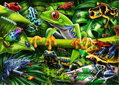 RAVENSBURGER Puzzle Úžasní obojživelníci 35 dílků