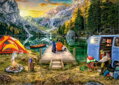 RAVENSBURGER Puzzle Dovolená pod širým nebem 1000 dílků
