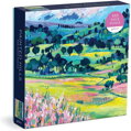GALISON Čtvercové puzzle Malované kopce 500 dílků