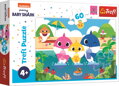 TREFL Puzzle Baby Shark s rodinou na dovolené 60 dílků