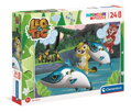 CLEMENTONI Puzzle Leo a Tig na vodě MAXI 24 dílků