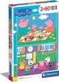 CLEMENTONI Puzzle Prasátko Peppa 2x60 dílků