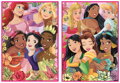 EDUCA Puzzle Disney princezny 2x500 dílků