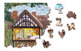 WOODEN CITY Dřevěné puzzle Dům na letní sezónu 2v1, 505 dílků EKO