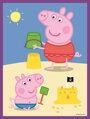 TREFL Oboustranné puzzle Prasátko Peppa: Dobrý den BABY MAXI 2x10 dílků