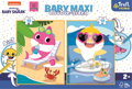 TREFL Oboustranné puzzle Baby Shark BABY MAXI 2x10 dílků