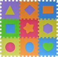 Pěnové puzzle Tvary (28x28)