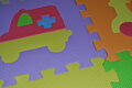 Pěnové puzzle Dopravní prostředky (28x28)