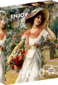 ENJOY Puzzle Emile Vernon: Květinová zahrada 1000 dílků