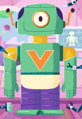 RAVENSBURGER Puzzle Mix&Match: Roztomilí roboti 3x24 dílků