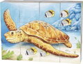 GOKI Dřevěné kostky Australská zvířátka, 12 kostek