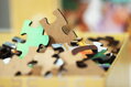 ART PUZZLE Dřevěné puzzle Zvědaví táborníci 25 dílků