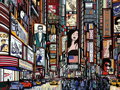 RAVENSBURGER Puzzle Barevný New York 1000 dílků