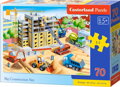 CASTORLAND Puzzle Velké staveniště 70 dílků